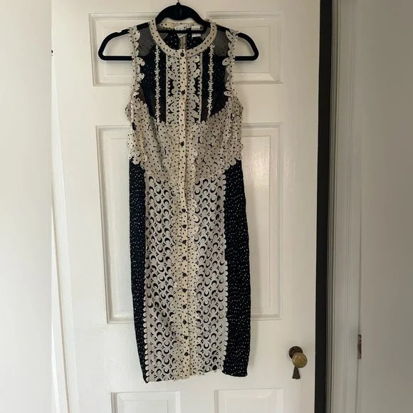white christmas dresses Taylor Laser Cut Leather Dress – Malika Rajani
